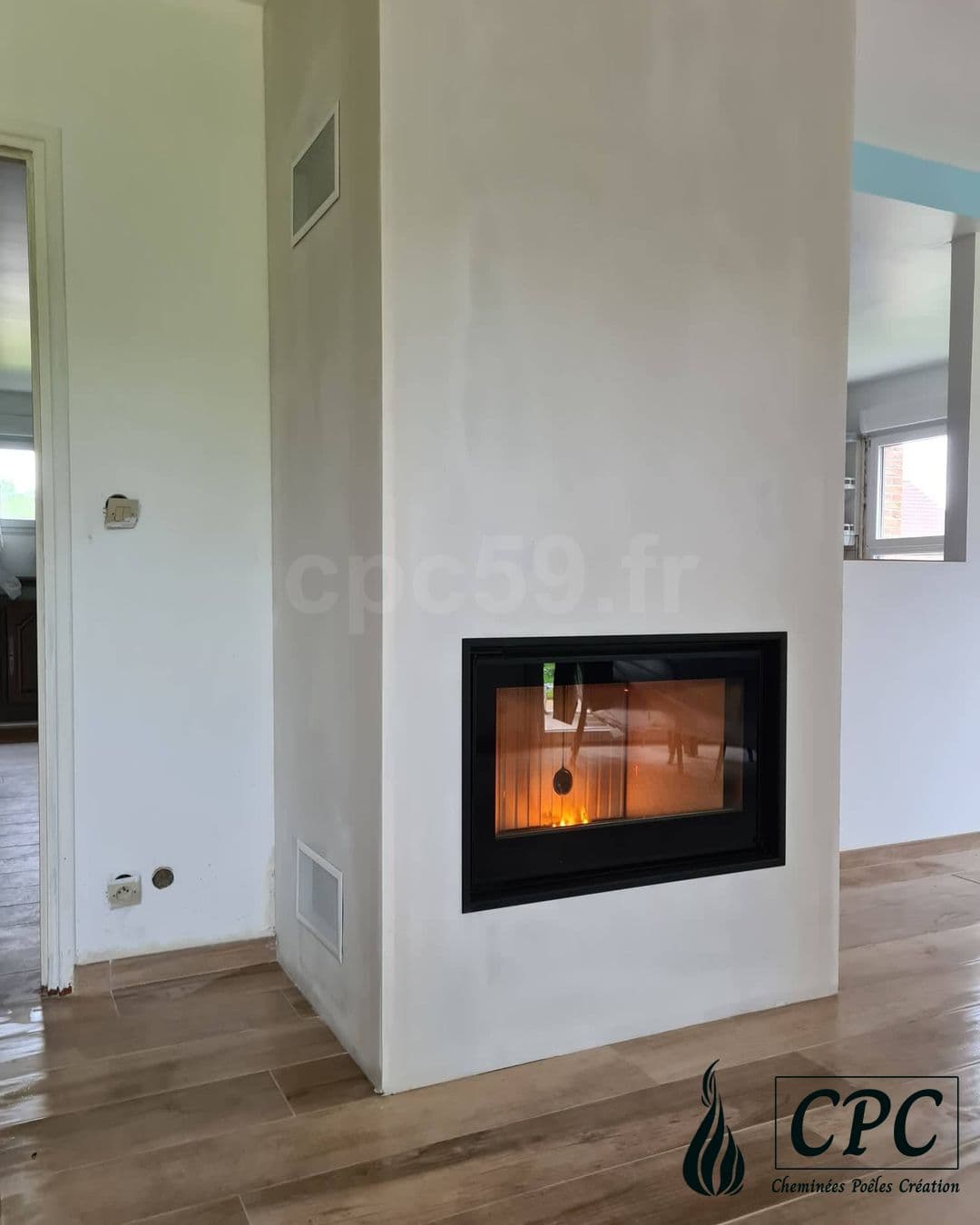 Insert à granulés Chazelles Facel, vue de face